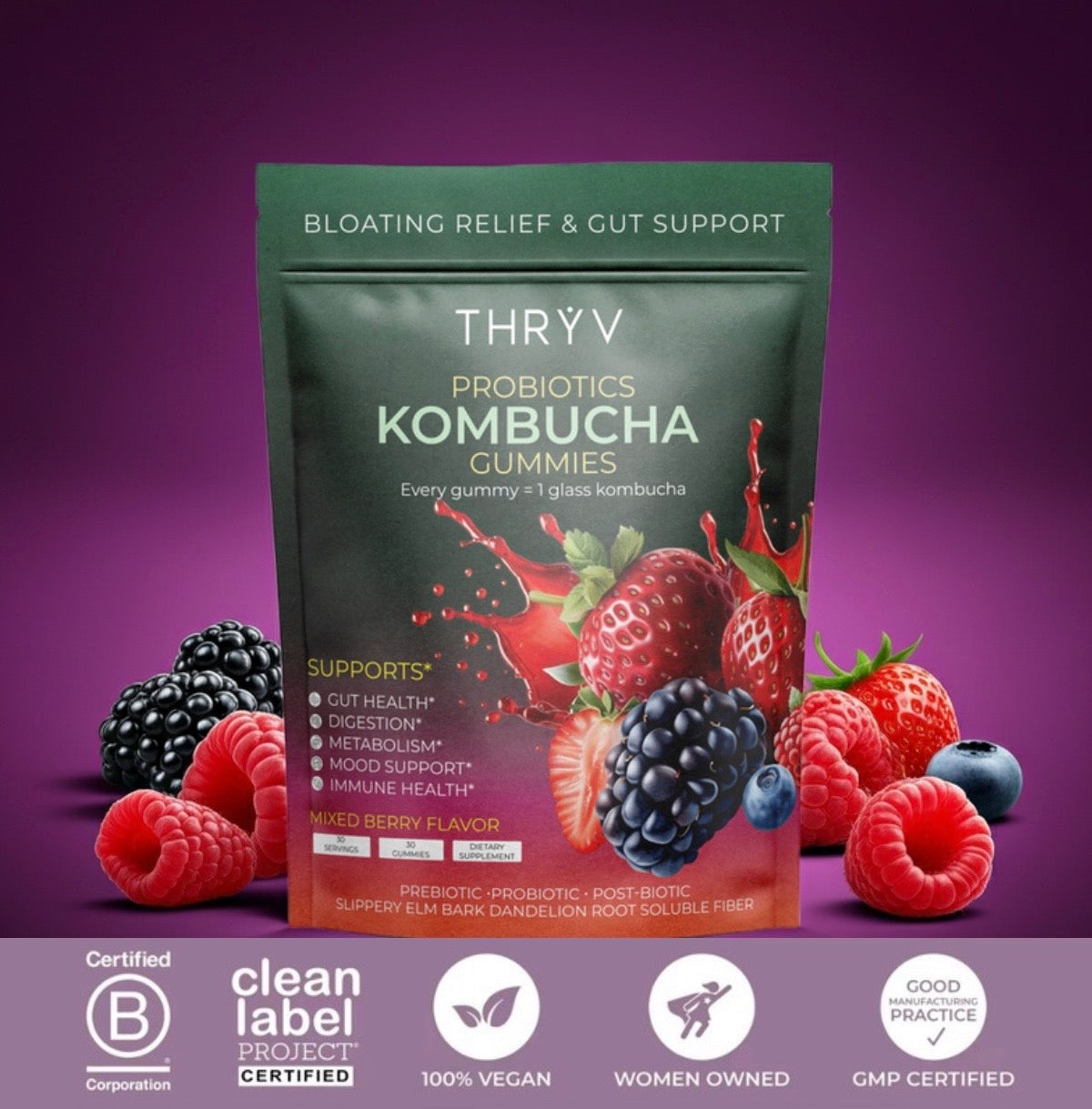 Probiotic Kombucha Gummies