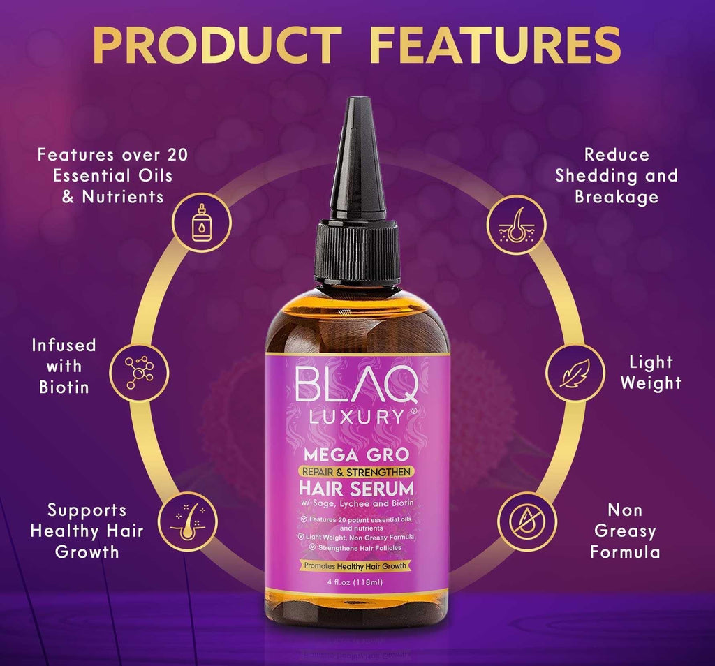 Mega Gro Hair Serum- 3 Months Supply