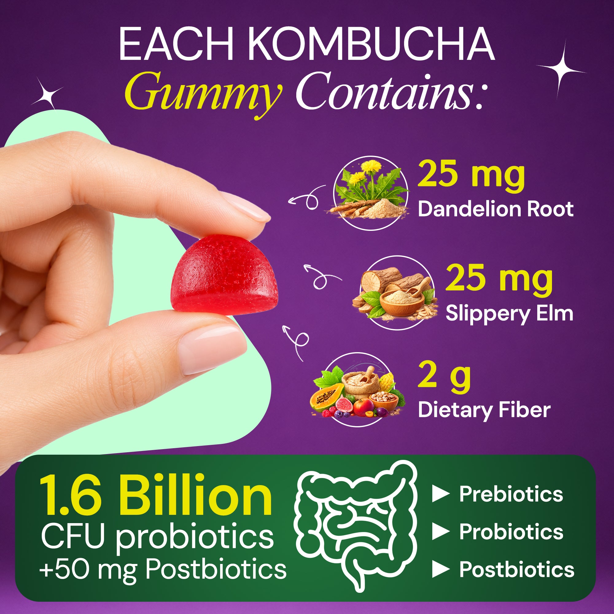 Probiotic Kombucha Gummies