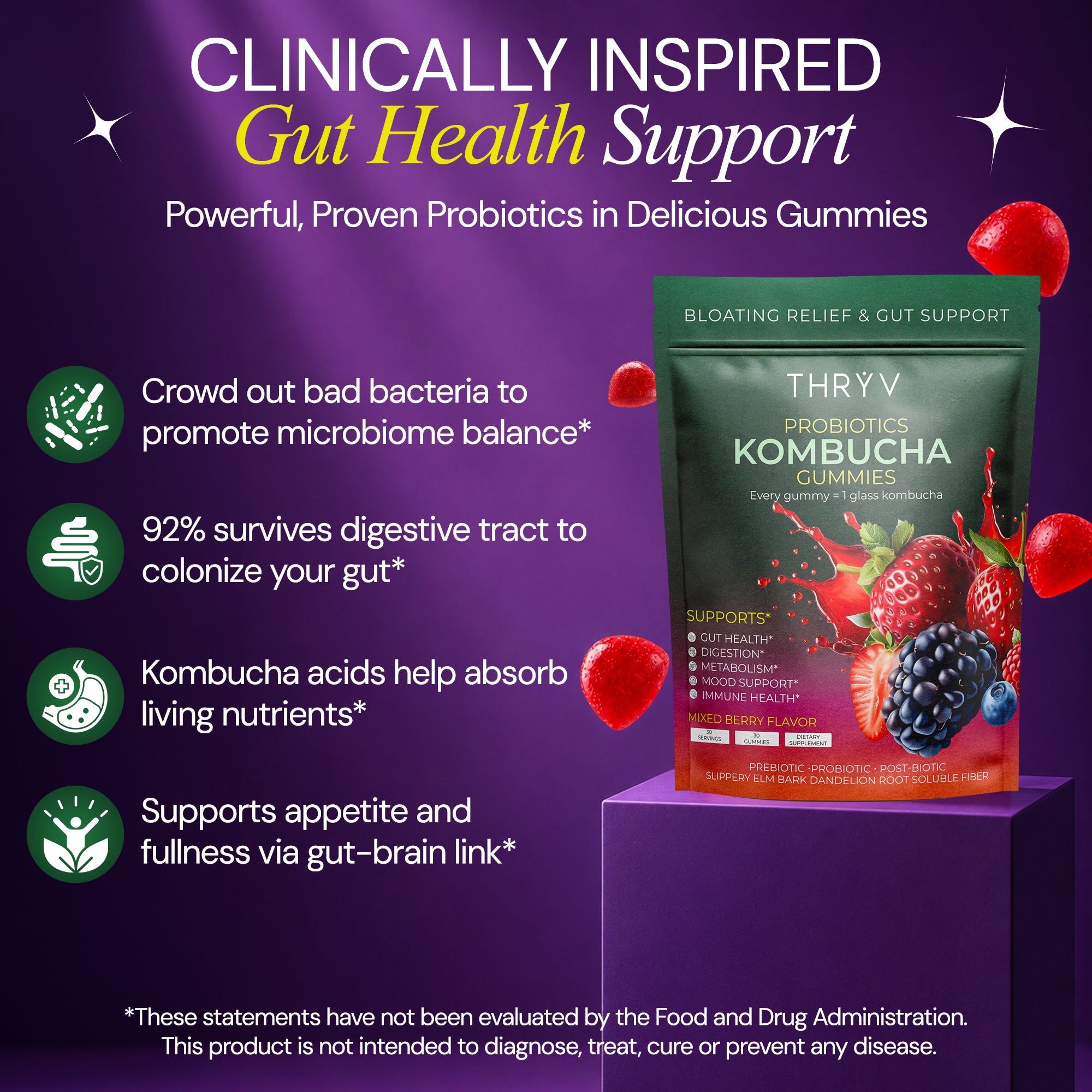 Probiotic Kombucha Gummies